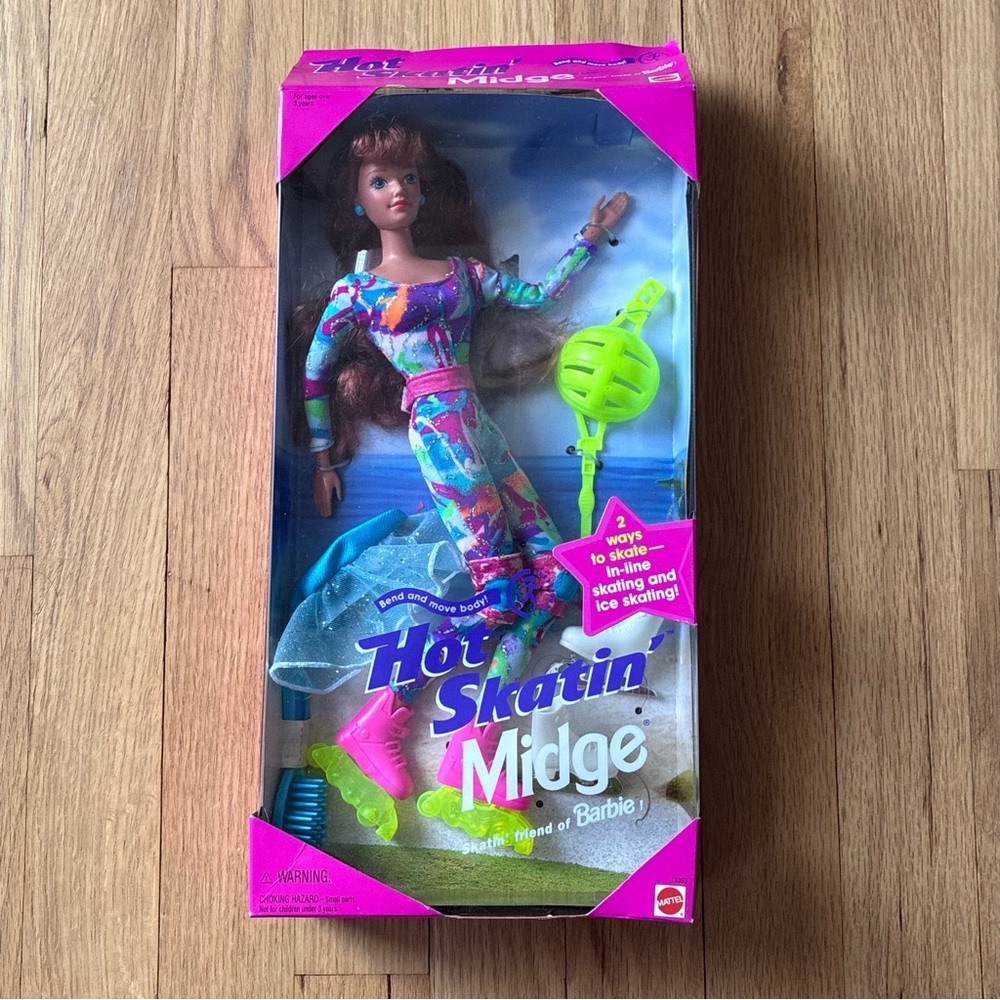 NWT BARBIE's Friend MIDGE, Hot Skatin'
Midge, Open Box, 1994